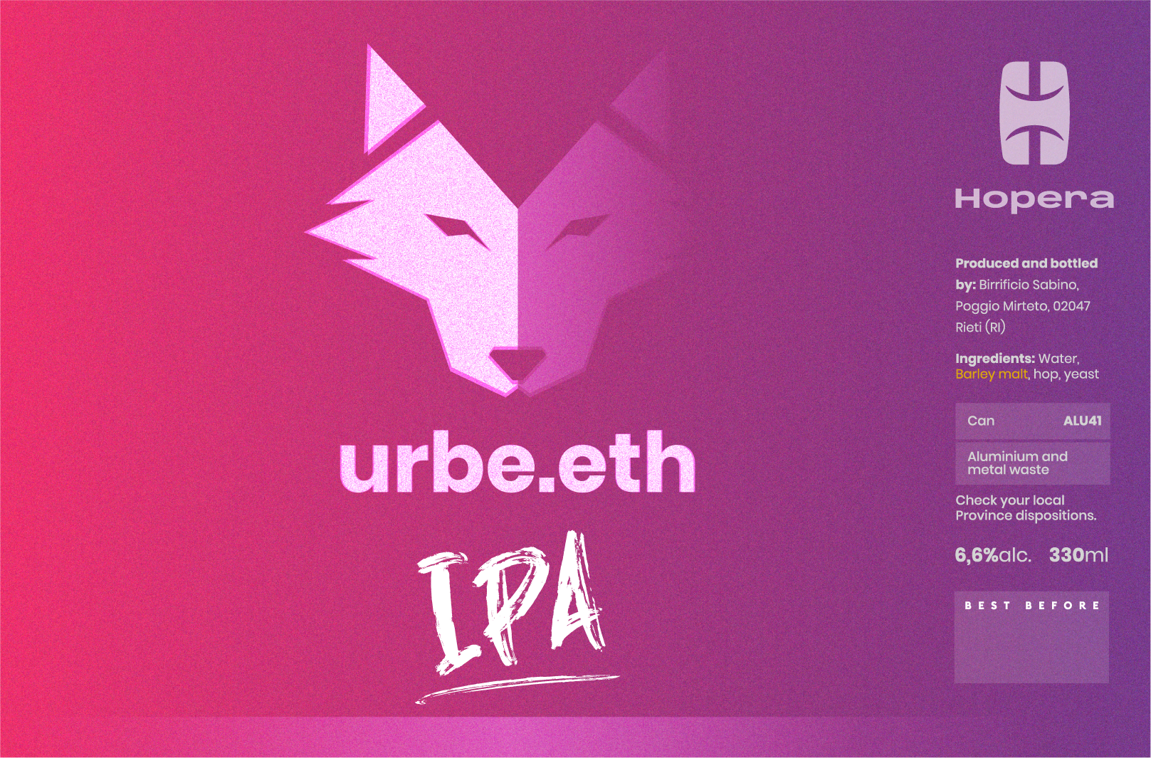 urbe.eth IPA Label